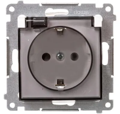 Imagen del producto de Contacte: Simon DGSZ1BZ.01/11A, color blanco, plástico, IP44, 250 V, 84 mm, 47,5 mm