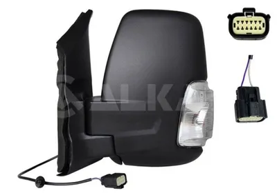 Produktbild von ALKAR 9031734 Außenspiegel Seitenspiegel Links für FORD Transit Mk7 Kastenwagen (V363, FCD, FDD) Beheizt Konvex Elektrisch