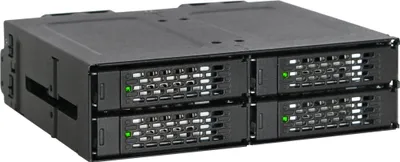 Productafbeelding van ICY Dock MB699VP-B V3 ToughArmor IcyDock 4-Bay 2,5" NVMe U.2/U.3 SSD PCIe 4.0