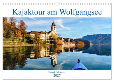 Produktbild von Kajaktour am Wolfgangsee (Wandkalender 2027 DIN A3 quer), CALVENDO Monatskalender