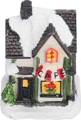 Produktbild von Weihnachtsdorf Haus,Weihnachten leuchtenden Leuchtturm,LED Weihnachten Harz Licht Haus,LED Licht Dorfhaus,Weihnachtsszene Dorfhaus,Weihnachten Haus Dekoration