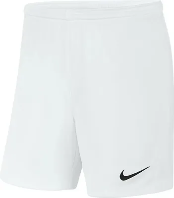 Produktbild von Nike DRI-FIT PARK 3 WOMEN'S SHORT WHITE/BLACK S