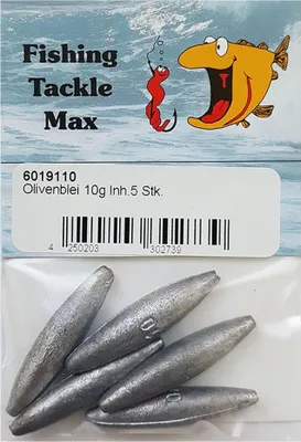 Produktbild von FTM Olivenblei - Angelgewichte , Gewicht / Inhalt:10g / 5 Stück