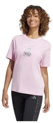 Zdjęcie produktu dla Adidas – damska koszulka z krótkim rękawem Tech Metallic Tee XS