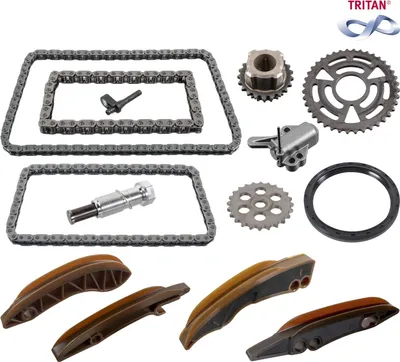 Produktbild von FEBI BILSTEIN 180427 Steuerkettensatz Steuerkette für BMW 3 Touring (E91) 3 Limousine (E90) 5 Touring (F11) 1 Schrägheck (E87) 5 Limousine (E60)