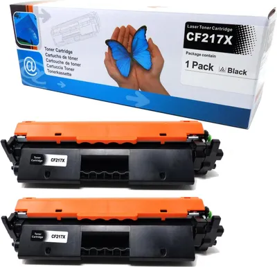 Produktbild von 2x Toner ersetzt HP CF-217X (17X) – Kompatibel mit HP LaserJet M102, M130, M132 Serien, 4.000 Seiten pro Kartusche