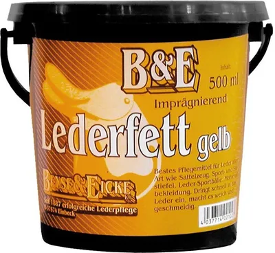 Produktbild von B & E Lederfett farblos - 500 ml
