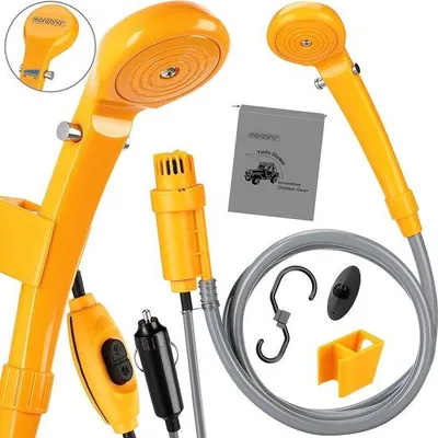 Obrázok produktu pre Kempingová sprcha 12 V s ponorným čerpadlom do auta, 2 m hadica