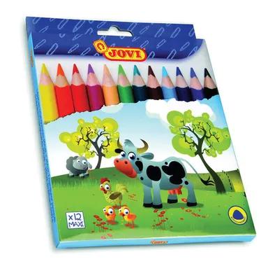 Obrázok produktu pre JOVI 735/12 JOVI Buntstifte farbsortiert, 12 St.