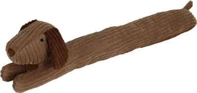 Immagine prodotto di Cuscino di protezione contro le correnti d'aria della finestra Dog 90 cm, marrone