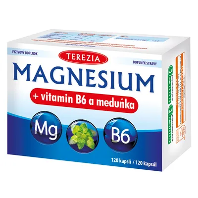 Image de TEREZIA Magnésium + vitamine B6 et mélisse, 120 capsules