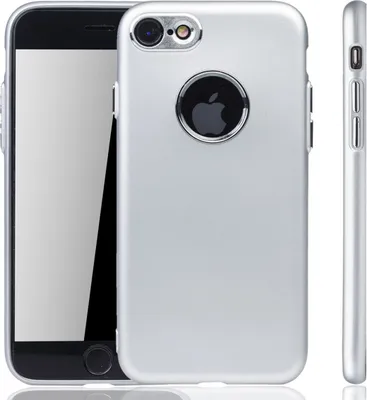 Produktbild von Apple iPhone 7 / 8 Hülle - Handyhülle für Apple iPhone 7 / 8 - Handy Case in Silber