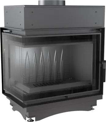 Produktbild von Kamineinsatz Gusseisen KRATKI MAJA DECO links 8 kW Ø 150