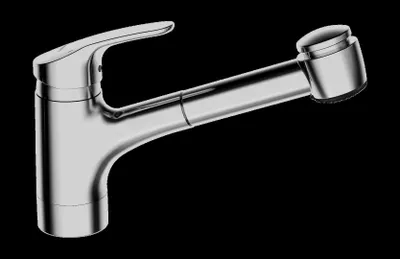 Immagine prodotto di HANSA HANSAMIX Robinet de cuisine, raccord de tuyaux flexibles, saillie 235 mm, 01382283, 01382283