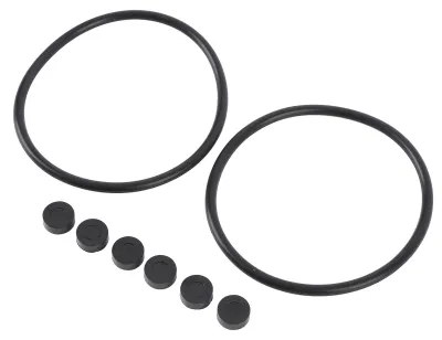 Zdjęcie produktu dla O-ring do adaptera szpuli dla magnetofonów REVOX NAB. Zestaw naprawczy zawierający 2 uszczelki i 6 elementów montażowych do adaptera szpuli dla magnetofonów szpulkowych, kompatybilny z urządzeniami Studer Black