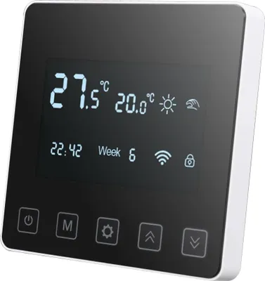 Produktbild von Digital LCD Raumthermostat Thermostat Wandthermostat Unterputz Fußbodenheizung Infrarotheizung Innenthermometer
