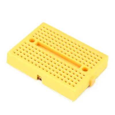Produktbild von Mini Breadboard mit 170 Kontakten - Farbe: gelb