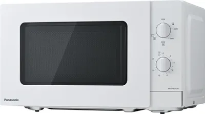 Produktbild von Panasonic NN-GM21QWEPG, Arbeitsplatte, Solo-Mikrowelle, 20 l, 800 W, Drehregler, Weiß