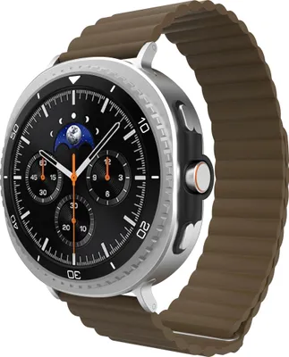 Produktbild von Uhrenarmband geeignet für Samsung Galaxy Watch Band (Magfit) – Smartwatch-Armbänder – Universelles Armband geeignet für Samsung Galaxy Watch9 / Watch8 / Watch8 Classic - Kaffee