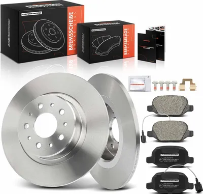 Produktbild von Frankberg 2x Bremsscheiben 4x Bremsbeläge Hinterachse für Alfa Romeo 147 937 156 932 GT 937