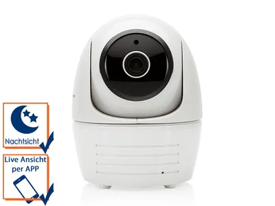Produktbild von SecuFirst Drahtlose IP-Kamera Schwenk-/Neigbar 1080P Indoor CAM114S