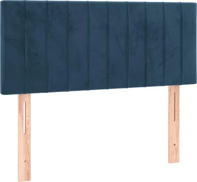 Produktbild von vidaXL Kopfteil Dunkelblau 90x5x78/88 cm Samt