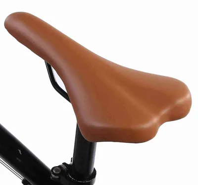 Image de Selle de vélo de montagne confortable et résistante aux chocs (marron)