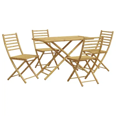 Produktbild von 5-tlg. Garten-Essgruppe Bambus