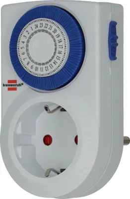 Produktbild von Brennenstuhl Zeitschaltuhr MMZ20 mechanische Tages-Zeitschaltuhr weiß