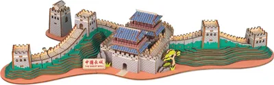 Zdjęcie produktu dla Woodcraft Drewniane puzzle 3D Wielki Mur Chiński