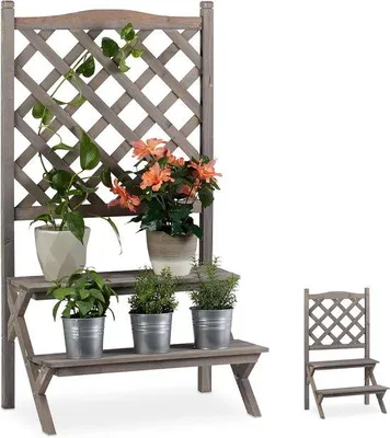 Productafbeelding van Famanu plantenrek 2-in-1 - 109x61x40 cm