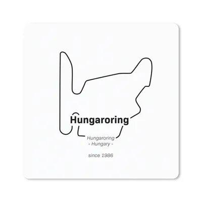 Produktbild von MuchoWow® Mauspad Mousepad Formel 1 - Ungarn - Rennstrecke 20x20 cm - Mousepads - Maus Mat - Pad - Mausunterlage - Desk Mat - Bureauartikeln
