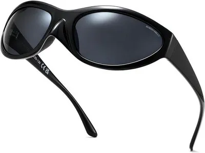 Produktbild von Famanu Sportsonnenbrille TR90 Polarisierte Ovale Fahrradbrille für Herren und Damen