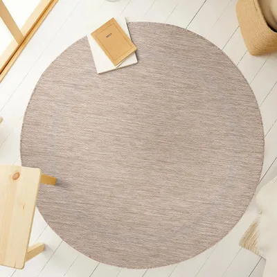 Zdjęcie produktu dla Ayyildiz | Dywan zewnętrzny Relax Ramka - 200 cm - Beżowy - Uniwersalny - Odporność na warunki atmosferyczne