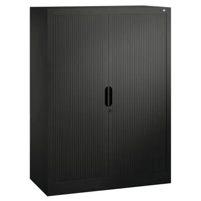 Produktbild von CP Omnispace Rollladenschrank schwarzgrau 3 Fachböden 100,0 x 42,0 x 134,5 cm