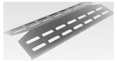 Produktbild von Brennerabdeckung für Gasgrill von Landmann Rexon 3.0 und 3.1 (35,5 x 16 x 3,5 cm) aus Edelstahl 1.4301 - 1 Stück