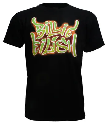 Obrázok produktu pre Billie Eilish Neon-Graffiti-T-Shirt - L