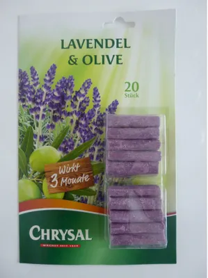 Produktbild von Chrysal Lavendel & Olive Düngestäbchen - 20 Stück