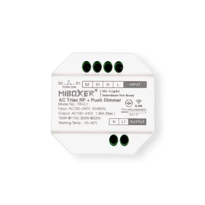 Produktbild von MasterLED TRIAC-Dimmer Unterputzmodul 230 V 300 W RF 2.4 GHz für LED TRI-C1