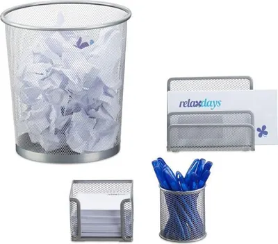 Produktbild von 4-teiliges Schreibtisch-Organizer-Set