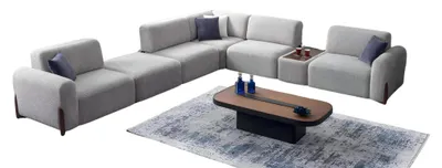 Produktbild von Sofagarnitur Ecksofa L-Form Designer Möbel Wohnzimmer Couch Möbel