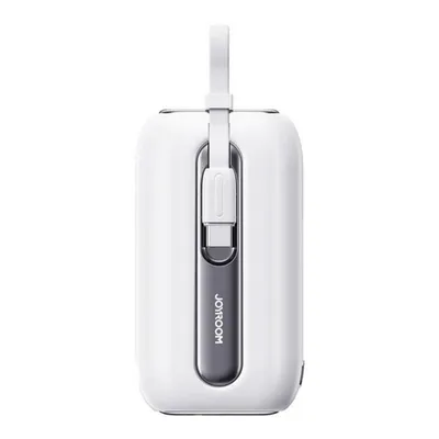 Immagine prodotto di Powerbank Joyroom Colourful Series da 22,5 W, 10000 mAh + cavi 2 in 1 - Bianco