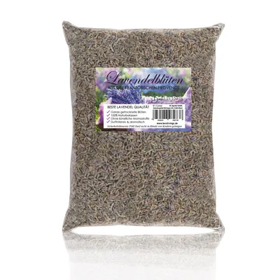 Produktbild von Lavendelblüten "getrocknet" 4 Liter ( 4 x 140gr ) Duftintensiv, getrockneter Lavendel naturbelassen, für Potpourri Duft, Duftkissen, Seifen u.v.m.