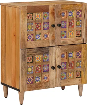 Immagine prodotto di Credenza Naturale 60 x 33 x 75 cm Legno di mango massello