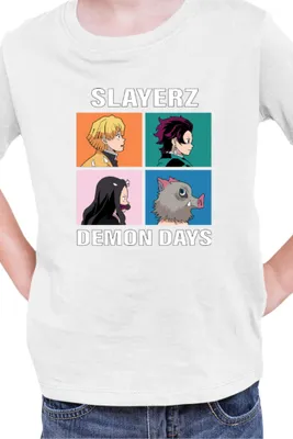 Obrázek produktu pro Dětské Triko Japan Manga Anime Comics Animation Demon Anime Slayer All Slayerz, 3-4 Jahr - 104 / Bílý
