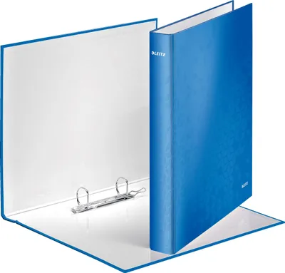 Produktbild von Leitz - Ringband Leitz Wow 4241 2Rings A4 25mm Blau | 1 Stück | 10 Stück
