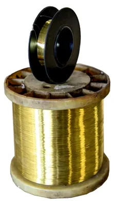 Produktbild von Messingdraht Herz Erodierdraht 0,6 mm CuZn37 blank 50 Meter