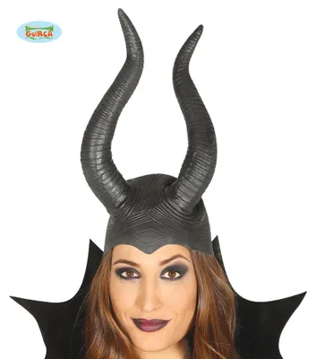 Produktbild von gruselige Teufel Latex Halbmaske für Halloween Hexenmaske