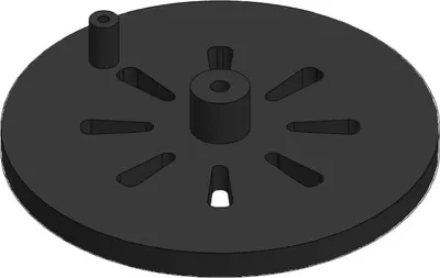 Produktbild von Kaminrost / Ascherost Ø 220x15mm passend für Austroflamm **