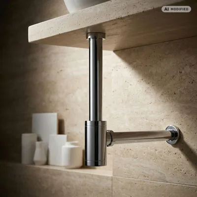 Produktbild von PaulGurkes Siphon Abfluss rund Geruchsverschluss Ablauf